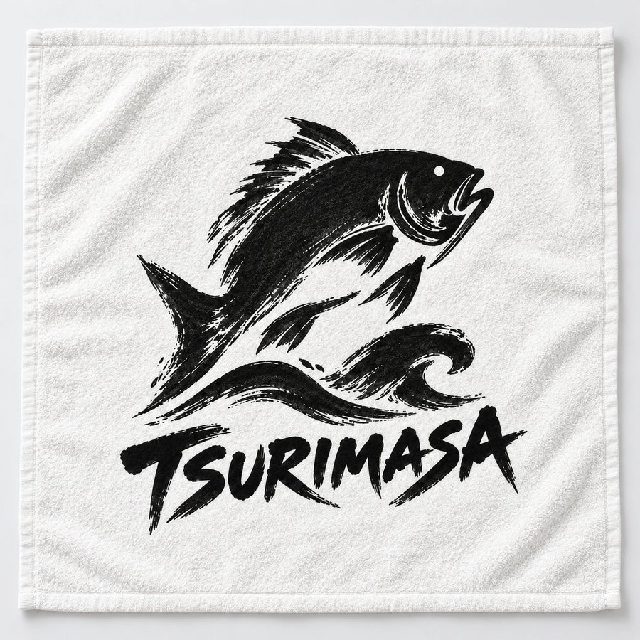 釣り勝 ハンドタオル